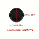 3.11in Wearable Mouth Face Mask Black Mini Dildo For BDSM Flirting Sex