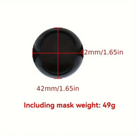 3.11in Wearable Mouth Face Mask Black Mini Dildo For BDSM Flirting Sex
