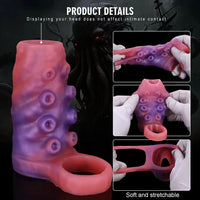 3.14in 4.13in 5.11in Tentacle Small Dildo Sleeve Adult Male And Female Toy