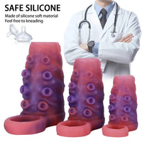 3.14in 4.13in 5.11in Tentacle Small Dildo Sleeve Adult Male And Female Toy