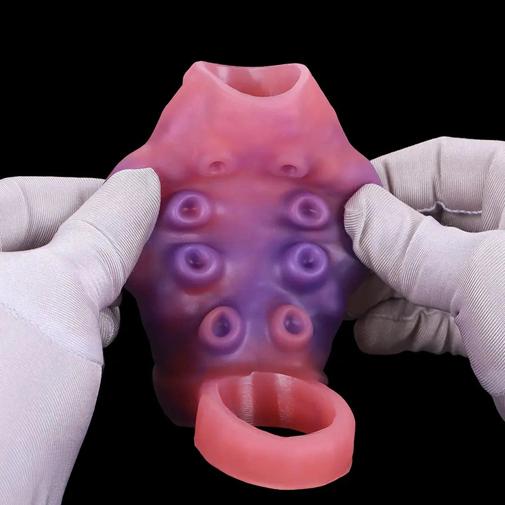 3.14in 4.13in 5.11in Tentacle Small Dildo Sleeve Adult Male And Female Toy