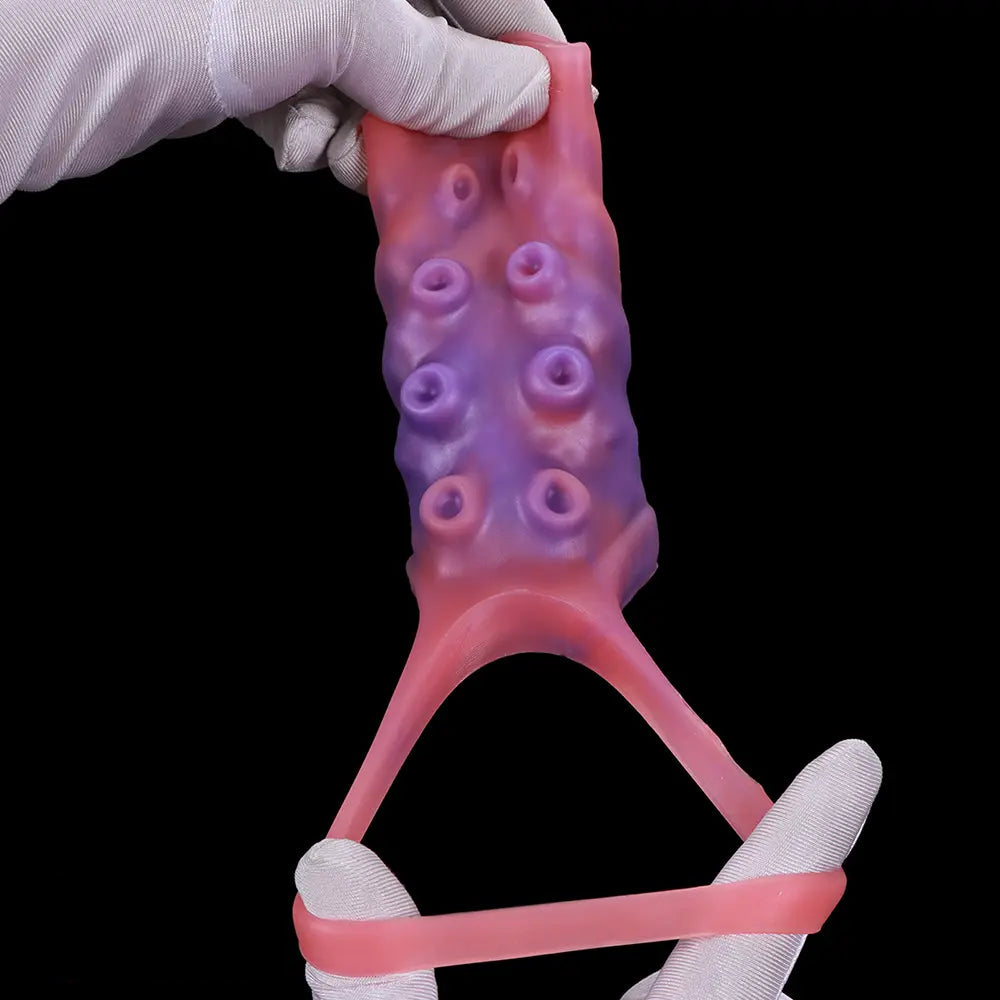 3.14in 4.13in 5.11in Tentacle Small Dildo Sleeve Adult Male And Female Toy