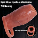 3.15in 3.54in 3.94in Realistic Veins Dildo Sleeve With Cock Ring For Couples