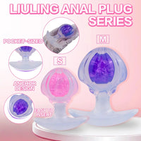 3.27in 3.86in Silicone Butt Plug Dildo Vaginal Massager & Anus Stimulator