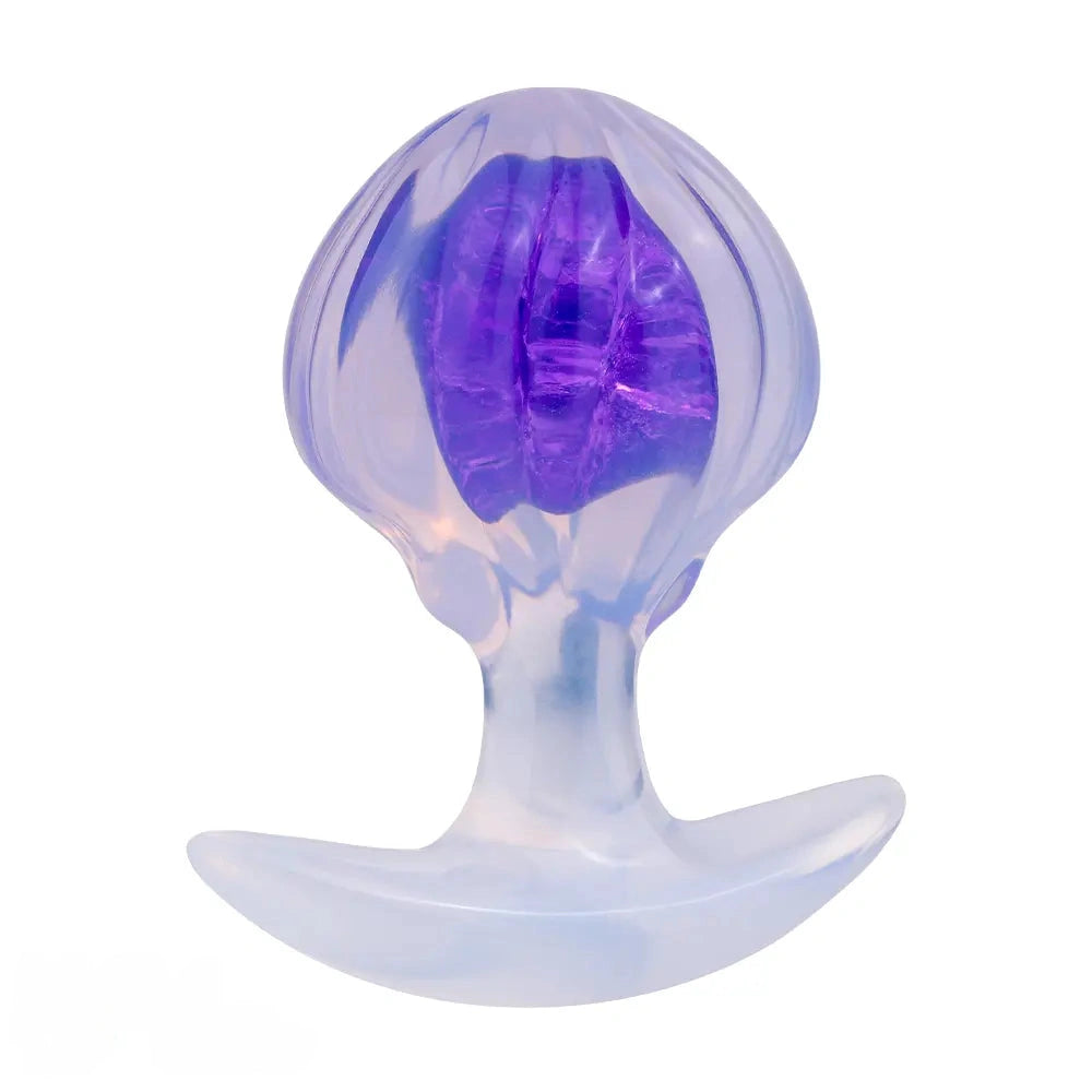 3.27in 3.86in Silicone Butt Plug Dildo Vaginal Massager & Anus Stimulator