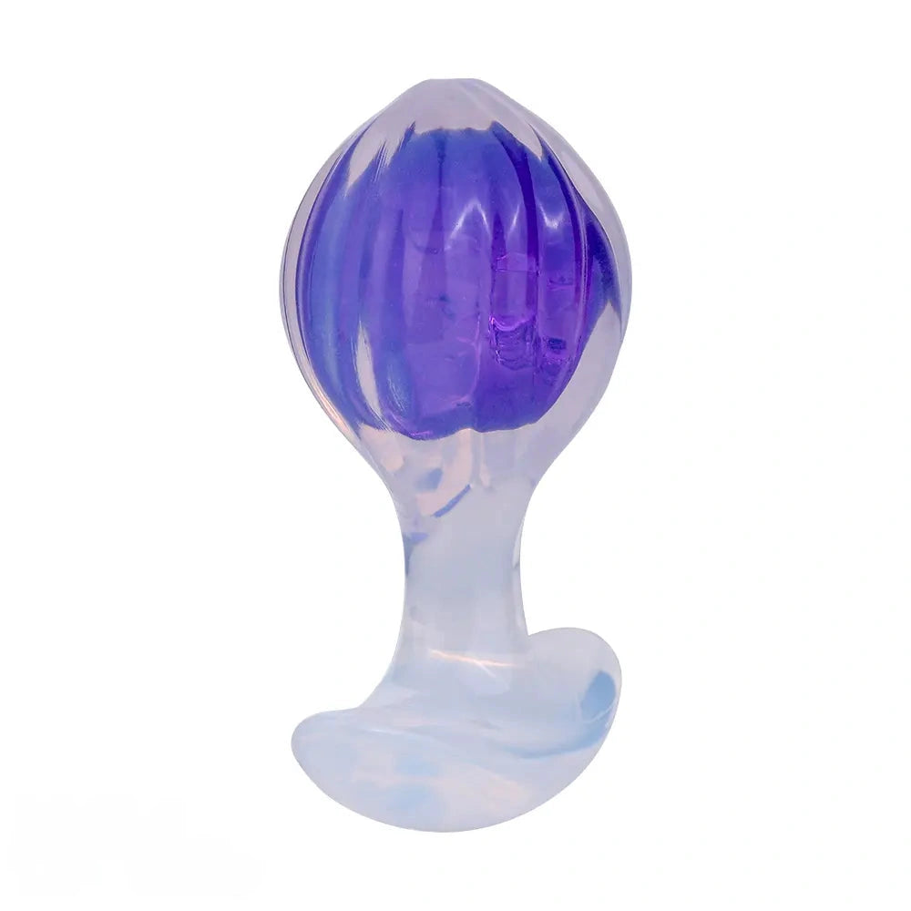 3.27in 3.86in Silicone Butt Plug Dildo Vaginal Massager & Anus Stimulator