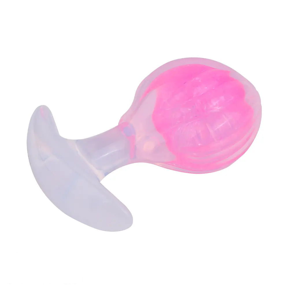 3.27in 3.86in Silicone Butt Plug Dildo Vaginal Massager & Anus Stimulator