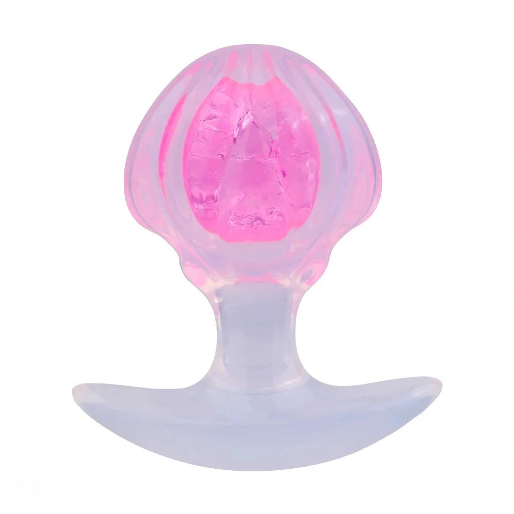 3.27in 3.86in Silicone Butt Plug Dildo Vaginal Massager & Anus Stimulator
