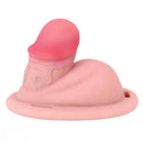 3.34in Real Hollow Chastity Cage Dildo Couple Sex Game Masturbator