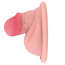3.34in Real Hollow Chastity Cage Dildo Couple Sex Game Masturbator