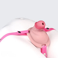 3.34in Real Hollow Chastity Cage Dildo Couple Sex Game Masturbator