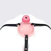 3.34in Real Hollow Chastity Cage Dildo Couple Sex Game Masturbator