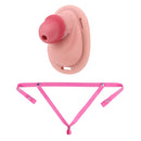 3.34in Real Hollow Chastity Cage Dildo Couple Sex Game Masturbator