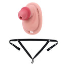 3.34in Real Hollow Chastity Cage Dildo Couple Sex Game Masturbator