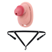 3.34in Real Hollow Chastity Cage Dildo Couple Sex Game Masturbator