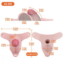 3.34in Real Hollow Chastity Cage Dildo For Prostate Hands-free Gaming