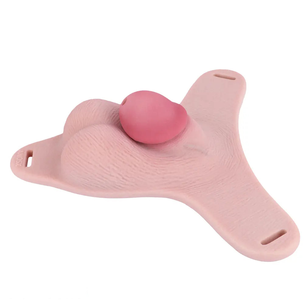 3.34in Real Hollow Chastity Cage Dildo For Prostate Hands-free Gaming