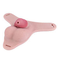 3.34in Real Hollow Chastity Cage Dildo For Prostate Hands-free Gaming