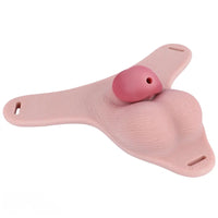 3.34in Real Hollow Chastity Cage Dildo For Prostate Hands-free Gaming