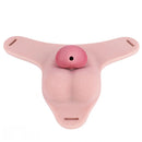 3.34in Real Hollow Chastity Cage Dildo For Prostate Hands-free Gaming