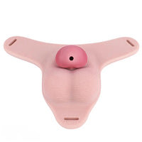 3.34in Real Hollow Chastity Cage Dildo For Prostate Hands-free Gaming