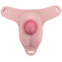 3.34in Real Hollow Chastity Cage Dildo For Prostate Hands-free Gaming