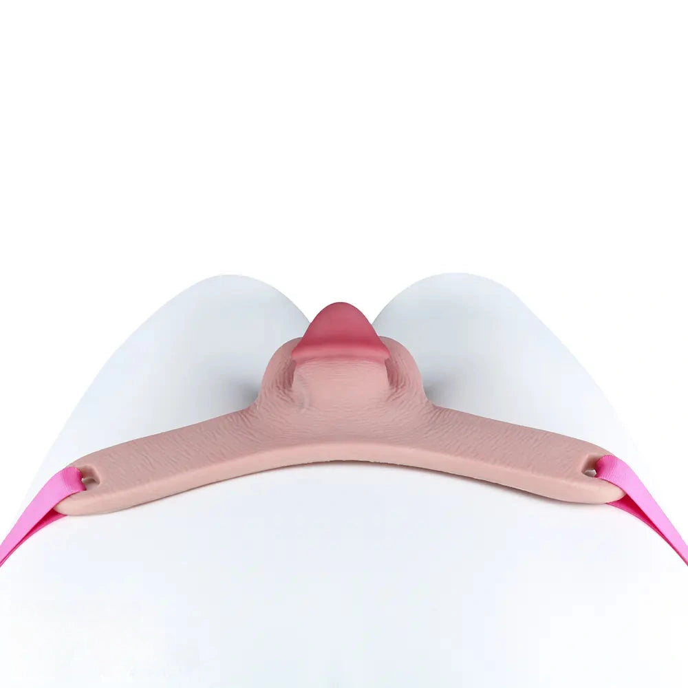 3.34in Real Hollow Chastity Cage Dildo For Prostate Hands-free Gaming