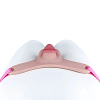 3.34in Real Hollow Chastity Cage Dildo For Prostate Hands-free Gaming