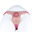 3.34in Real Hollow Chastity Cage Dildo For Prostate Hands-free Gaming