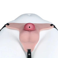 3.34in Real Hollow Chastity Cage Dildo For Prostate Hands-free Gaming