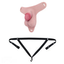 3.34in Real Hollow Chastity Cage Dildo For Prostate Hands-free Gaming