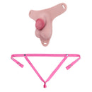 3.34in Real Hollow Chastity Cage Dildo For Prostate Hands-free Gaming