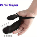 3.35in Finger Dildo Sleeve Vibrator Rechargeable G-Spot Massager Sex Toy