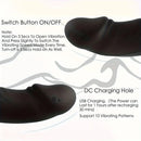 3.35in Finger Dildo Sleeve Vibrator Rechargeable G-Spot Massager Sex Toy