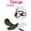 3.35in Silicone Mouth Gag Complete BDSM Sex Toy Inflatable Penis Mouth Gag