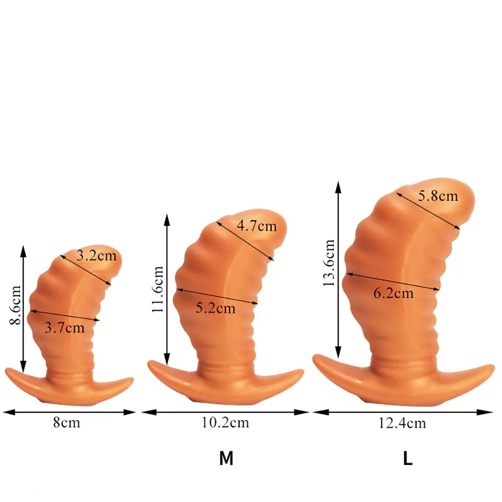 3.38in 4.56in 5.53in Small Butt Plug Dildo For Men Women Fucking