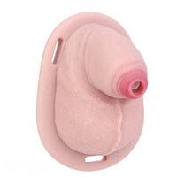 3.38in Real Hollow Chastity Cage Dildo Male And Female Masturbator