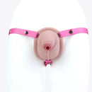 3.38in Real Hollow Chastity Cage Dildo Male And Female Masturbator