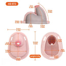 3.38in Real Hollow Chastity Cage Dildo Male And Female Masturbator