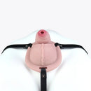 3.38in Real Hollow Chastity Cage Dildo Male And Female Masturbator