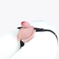 3.38in Real Hollow Chastity Cage Dildo Male And Female Masturbator