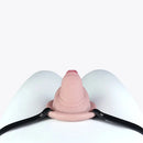 3.38in Real Hollow Chastity Cage Dildo Male And Female Masturbator
