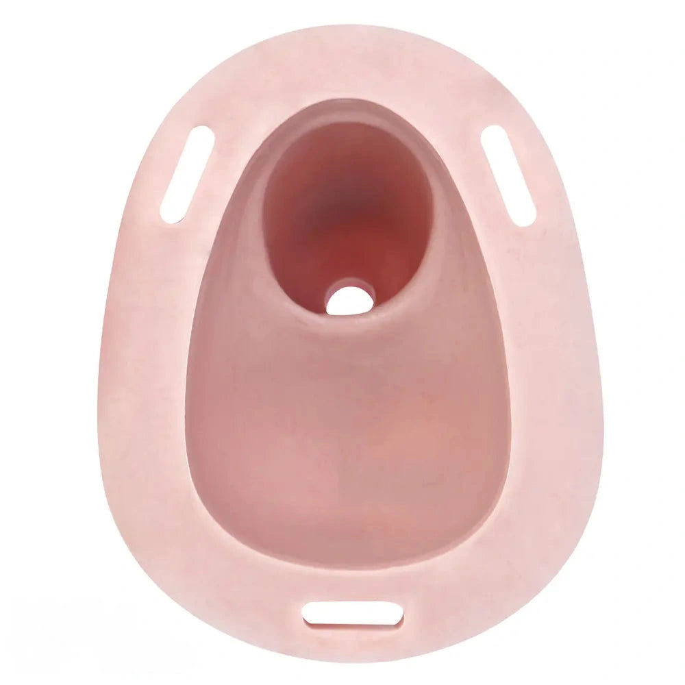 3.38in Real Hollow Chastity Cage Dildo Male And Female Masturbator