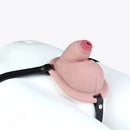 3.38in Real Hollow Chastity Cage Dildo Male And Female Masturbator