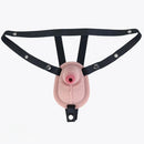 3.38in Real Hollow Chastity Cage Dildo Male And Female Masturbator
