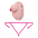 3.38in Real Hollow Chastity Cage Dildo Male And Female Masturbator