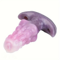 3.42in 4.4in 5.82in Small Fantasy Monster Knot Hollow Sleeve Dildo