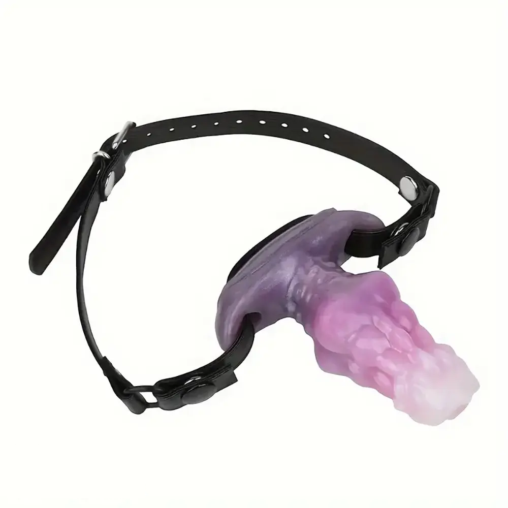 3.42in 4.4in 5.82in Small Fantasy Monster Knot Hollow Sleeve Dildo