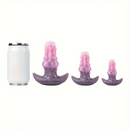 3.42in 4.4in 5.82in Small Fantasy Monster Knot Hollow Sleeve Dildo