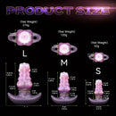 3.42in 4.4in 5.82in Small Fantasy Monster Knot Hollow Sleeve Dildo
